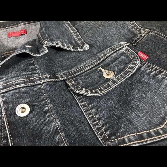 Fiorucci Jackets & Coats Vintage 9s Fiorucci Safety Jeans Dark